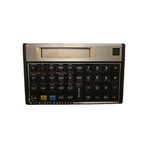 Vintage Hewlett Packard HP 12C Financial Calculator Pre Owned, Classic Office